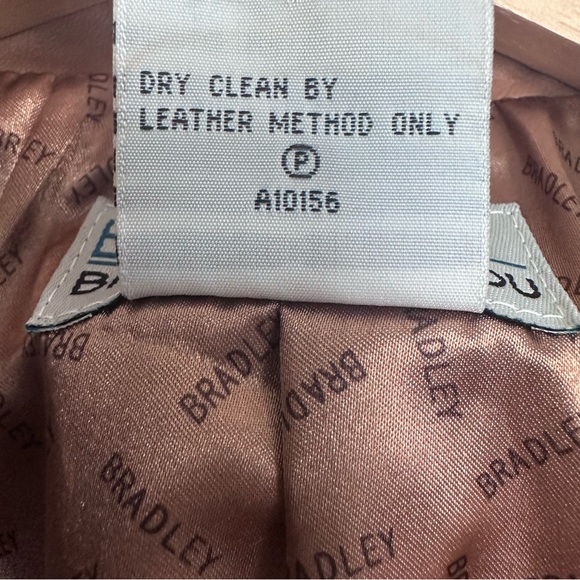 Bradley Bayou Jacket Small Brown 100% Genuine Leather Button-up - Picture 13 of 15